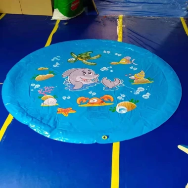 Giảm Giá Thảm Phao Phun Nước 170/150/100cm - Bơi An Toàn Cho Bé, Phong Cách Bể Bơi 8
