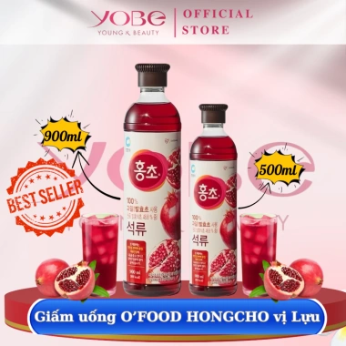 Giấm Lựu Đỏ Mâm Xôi Daesang Hàn Quốc 500ml-900ml Lên Men Tự Nhiên Giá Giảm 150k 2