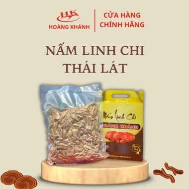 Giảm Sốc 50% Nấm Linh Chi Thái Lát Hoàng Khánh tăng sức đề kháng hỗ trợ sức khỏe chỉ 300.000 VND