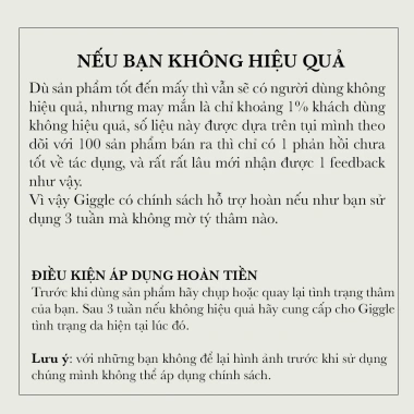 Giảm thâm mụn nhanh chóng với Kem chấm mờ thâm mụn Giggle 5g - Giá ưu đãi 186.000đ