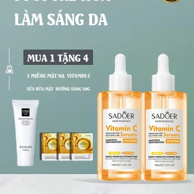 Giảm thâm nám chính hãng Vitamin C + Niacinamide 9% – Dưỡng sáng da nhạy cảm 100ml – 187k