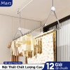Giàn Phơi Ban Công Đa Năng – Sào Phơi Quần Áo Không Khoang Đục, Điều Chỉnh Chiều Cao, Giá 309.000₫