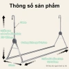 Giàn Phơi Ban Công Đa Năng – Sào Phơi Quần Áo Không Khoang Đục, Điều Chỉnh Chiều Cao, Giá 309.000₫ 7