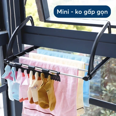 Giàn Phơi Đồ Ban Công Thông Minh Kéo Rộng Gấp Gọn - Giá Ưu Đãi 138.000đ