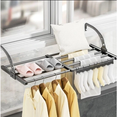 Giàn Phơi Đồ Ban Công Thông Minh Kéo Rộng Gấp Gọn - Giá Ưu Đãi 138.000đ 6 Giàn Phơi Đồ Ban Công Thông Minh Kéo Rộng Gấp Gọn - Giá Ưu Đãi 138.000đ 6