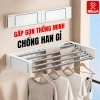 Giàn Phơi Gắn Tường HIKARI EA-23 Thép Carbon Chống Gỉ Tiết Kiệm Không Gian 549k
