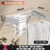 Giàn Phơi Gắn Tường HIKARI EA-23 Thép Carbon Chống Gỉ Tiết Kiệm Không Gian 549k 10