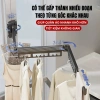Giàn Phơi Gấp Gọn HIKARI EA-09 Nhôm Không Gỉ, Không Khoan Đục, Chịu Tải Cao 2