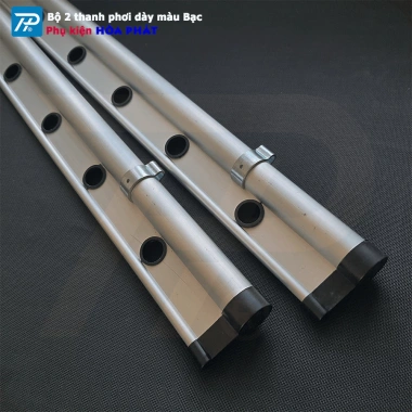 Giàn phơi Hòa Phát Star H003 màu bạc 10m - Chính hãng, đầy đủ linh kiện, sẵn lắp đặt, giá chỉ 200.000₫