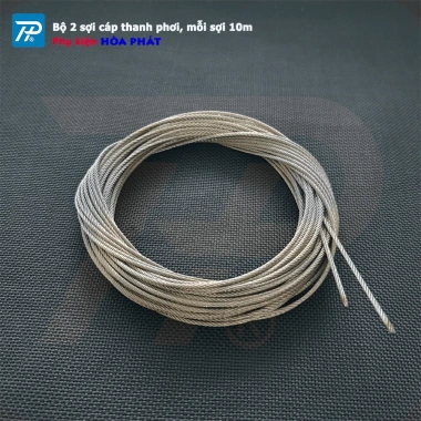 Giàn phơi Hòa Phát Star H003 màu bạc 10m - Chính hãng, đầy đủ linh kiện, sẵn lắp đặt, giá chỉ 200.000₫