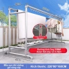 Giàn Phơi Quần Áo Chống Gió - Kệ Treo Ống Thép, Chịu Tải Mạnh, Giá Ưu Đãi 248k 10