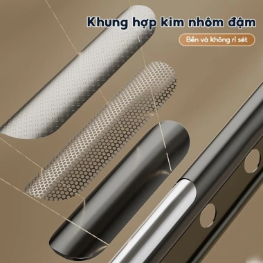Giàn Phơi Quần Áo Nhôm Gấp Gọn 40 Lỗ Sấy Độc Lập và Lưới Sấy - 699.000 VNĐ 3