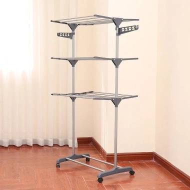 Giàn phơi quần áo thông minh 6 cánh bánh xe - Di động, giá 419.000₫ 6 Giàn phơi quần áo thông minh 6 cánh bánh xe - Di động, giá 419.000₫ 6