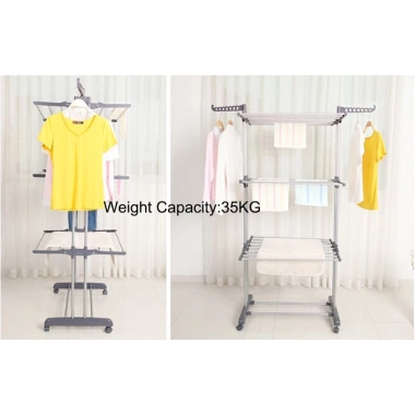 Giàn phơi quần áo thông minh 6 cánh bánh xe - Di động, giá 419.000₫ 9 Giàn phơi quần áo thông minh 6 cánh bánh xe - Di động, giá 419.000₫ 9