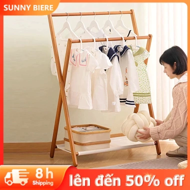 Giàn Phơi Quần Áo Tre Cao Cấp SUNNY BIERE Gấp Gọn - Giá Ưu Đãi 158.781 VND