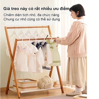 Giàn Phơi Quần Áo Tre Cao Cấp SUNNY BIERE Gấp Gọn - Giá Ưu Đãi 158.781 VND