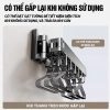 Giàn Phơi Quần Áo Treo Tường Gấp Gọn Hợp Kim Nhôm Không Cần Khoan, Diện Tích Nhỏ 240k 6