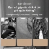 Giàn phơi quần áo Troy có thể điều chỉnh đa năng, kệ treo quần bánh xe, móc kẹp tích hợp, giá ưu đãi 349.000đ 4