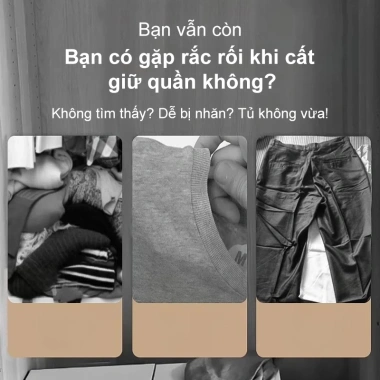 Giàn phơi quần áo Troy có thể điều chỉnh đa năng, kệ treo quần bánh xe, móc kẹp tích hợp, giá ưu đãi 349.000đ