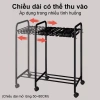 Giàn phơi quần áo Troy có thể điều chỉnh đa năng, kệ treo quần bánh xe, móc kẹp tích hợp, giá ưu đãi 349.000đ 6