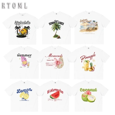 Giao Hàng 24h Áo Thun Nam Nữ Rộng 100% Cotton Thời Trang Mùa Hè Local Brand 69k