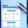 Giao hàng nhanh Cáp nối dài 3,5mm Aux 1-3m Nam sang Nữ có Mic cho điện thoại PC Laptop 2