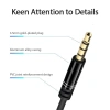 Giao hàng nhanh Cáp nối dài 3,5mm Aux 1-3m Nam sang Nữ có Mic cho điện thoại PC Laptop 6