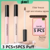 Giao hàng nhanh, quà tặng miễn phí – Jingnishi Contouring Liquid Matte Oil Control Foundation + Phấn má hồng che khuyết điểm chống nước, lâu trôi 56.100₫