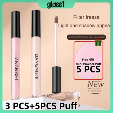 Giao hàng nhanh, quà tặng miễn phí – Jingnishi Contouring Liquid Matte Oil Control Foundation + Phấn má hồng che khuyết điểm chống nước, lâu trôi 56.100₫