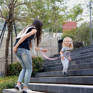Giao hàng tại địa phương - Dây xích chống thất lạc sáng tạo cho bé sơ sinh, khóa chìa khóa, dây kéo an toàn 3