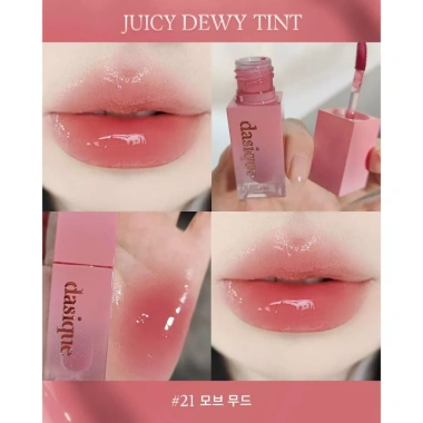 Giao Hoả Tốc Son Tint DASIQUE Bóng Bền Màu Nhẹ - Juicy Dewy Tint, Môi Chuẩn Hàn, Giá 340k