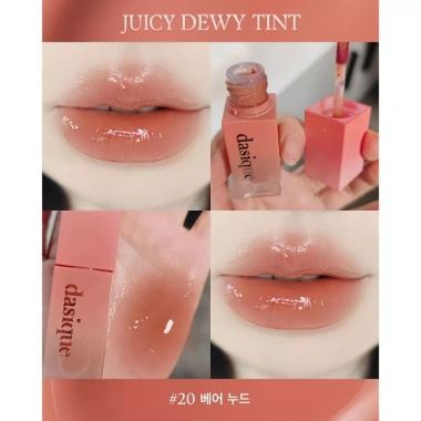 Giao Hoả Tốc Son Tint DASIQUE Bóng Bền Màu Nhẹ - Juicy Dewy Tint, Môi Chuẩn Hàn, Giá 340k