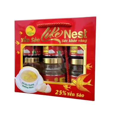 Giao ngay Like Nest Hộp xách 6 hủ 70ml - Tổ yến sào 25% chưng đường phèn - Sức khỏe Vàng - Giá 89.000 VND 3 Giao ngay Like Nest Hộp xách 6 hủ 70ml - Tổ yến sào 25% chưng đường phèn - Sức khỏe Vàng - Giá 89.000 VND 3