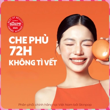 Giao nhanh kịp Tết Skinpop Phấn nước TIRTIR Filter AI Hoàn Hảo Láng mịn 18g 486k