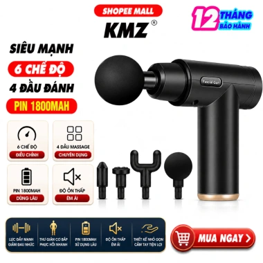 Giao Sau Tết Máy Mát Xa Cầm Tay DO720 Toàn Thân 4 Đầu 6 Cấp Độ BH 24 Tháng 102k