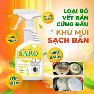 GIAO VÀO M7 Xịt Tẩy Đa Năng SARO - Bỏ Vết Bẩn Cứng Đầu, Khử Mùi 89.000 VND 4 GIAO VÀO M7 Xịt Tẩy Đa Năng SARO - Bỏ Vết Bẩn Cứng Đầu, Khử Mùi 89.000 VND 4