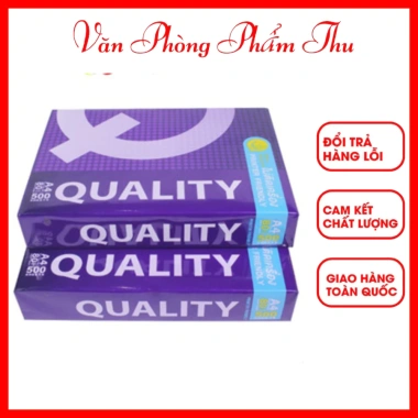 Giấy A4 70-80gsm Thái Lan, 5 Ream – In Laser, In Phun, Chất Lượng Cao, 455.000₫