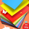 Giấy A4 Tông Handmade Mẫu Giáo Trẻ Em Nhiều Màu Sắc Origami 180g DIY Thiệp B2TL 6