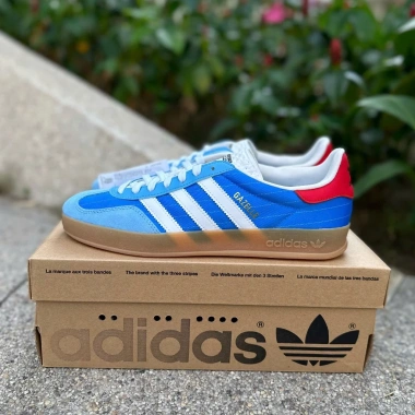 Giày adidas Gazelle Indoor Xanh Sáng CHÍNH HÃNG IF9.643 - Giá 2,75 Triệu, Đế Bám Đẹp, Bền Bỉ
