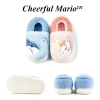 Giày ấm Shark & Unicorn cho bé - Cotton Cheerful Mario, giảm 175.350đ, dùng trong nhà