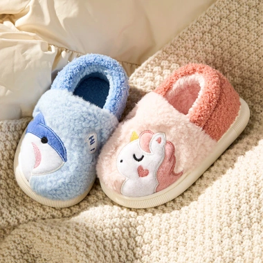 Giày ấm Shark & Unicorn cho bé - Cotton Cheerful Mario, giảm 175.350đ, dùng trong nhà 2