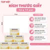 Giấy ăn rút Bông Sen Việt cao cấp 300 tờ 4 lớp dập vân 4D Mềm mịn, thấm hút tốt, 45.000đ 4