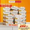 Giấy ăn rút đa sắc Topgia 30 gói 240 tờ 4 lớp dập vân 4D cấp, mềm mịn, thấm hút 10