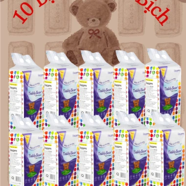 Giấy Ăn Rút TEDDY BEAR 4 Lớp Cao Cấp, Khăn Giấy Treo Tường Đa Năng, 155.000 VNĐ