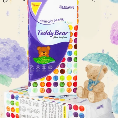 Giấy Ăn Rút TEDDY BEAR 4 Lớp Cao Cấp, Khăn Giấy Treo Tường Đa Năng, 155.000 VNĐ 5 Giấy Ăn Rút TEDDY BEAR 4 Lớp Cao Cấp, Khăn Giấy Treo Tường Đa Năng, 155.000 VNĐ 5