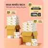 Giấy ăn rút Topgia 240 tờ 4 lớp đa sắc, dập vân 4D, mềm mịn, thấm hút tốt 62.000đ 5