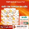 Giấy ăn rút Topgia thùng 20 gói 240 tờ 4 lớp đa sắc, dập vân 4D, mềm mịn, thấm hút tốt - Giá chỉ 119.000₫ 10
