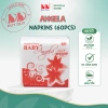 Giấy ăn vuông NAPKINS ANGELA 60 tờ 100% bột giấy 31x31cm - Giá 9.100₫, thấm hút tốt