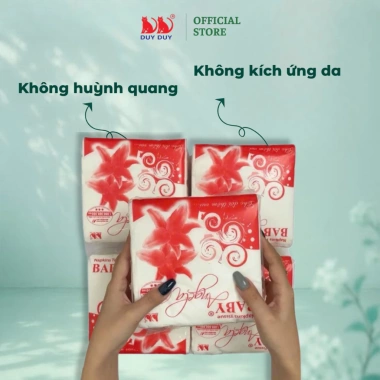 Giấy ăn vuông NAPKINS ANGELA 60 tờ 100% bột giấy 31x31cm - Giá 9.100₫, thấm hút tốt 5