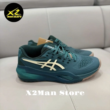 Giày Asic Gel Resolusion Tennis Pickleball 10 Màu Xanh Lam Giá ưu đãi 957.000đ